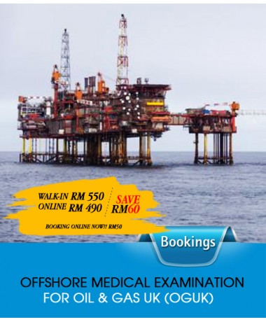 OFFSHORE OR ONSHORE MEDICAL EXAMINATION FOR OIL & GAS UK (OGUK)